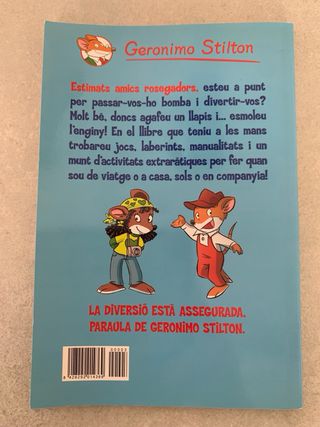 Lot de 3 llibres de Geronimo Stilton en català.