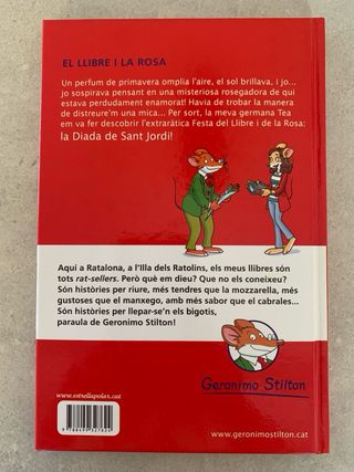 Lot de 3 llibres de Geronimo Stilton en català.