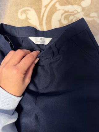 Pantalón de traje azul marino niño talla 8-9