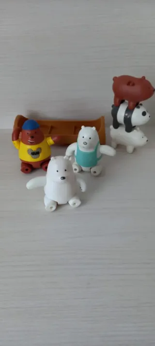 Lote Juguetes We Bare Bears McDonald's