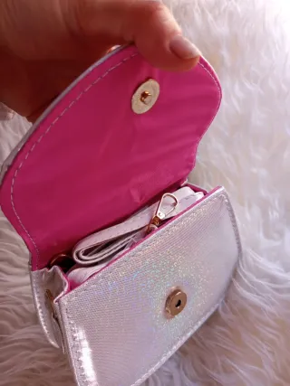 Bolso Rumi blanco con perlas