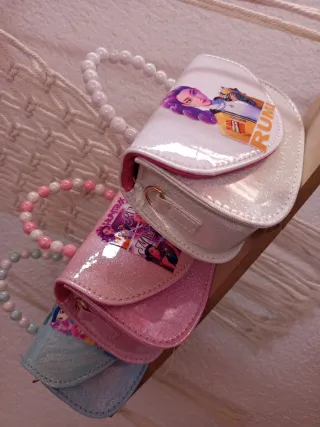 Bolso Rumi blanco con perlas