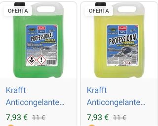 Krafft Anticongelante Profesional 5L