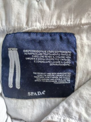 Pantaloni uomo in cotone Spada regular fit tg. 50