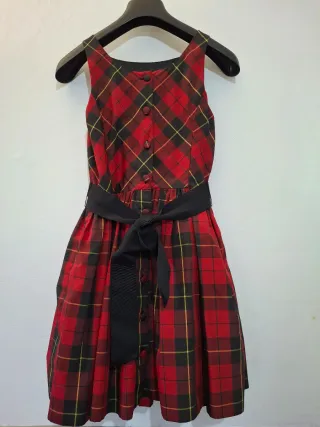 Vestito Ralph Lauren a quadri rosso