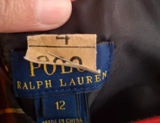 Vestito Ralph Lauren a quadri rosso