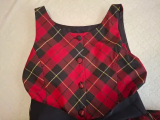 Vestito Ralph Lauren a quadri rosso