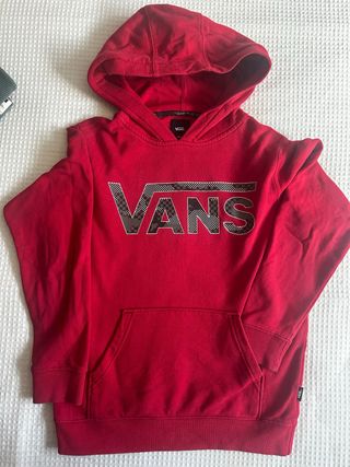 Sudadera Vans Niño Roja talla s 8años