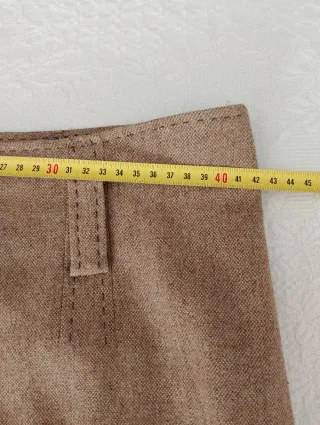 Falda tubo Roberto Verino marrón