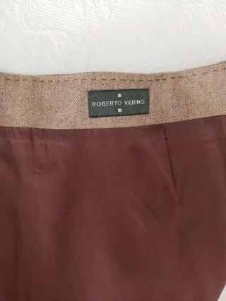 Falda tubo Roberto Verino marrón