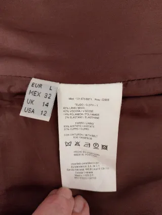 Falda tubo Roberto Verino marrón