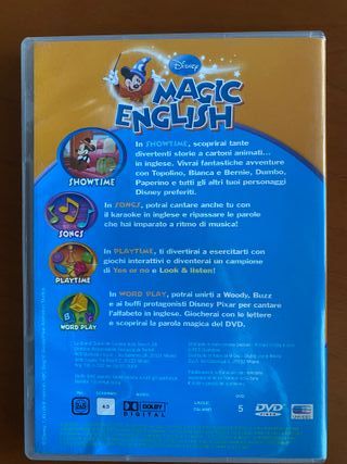5 DVD Disney Magic English