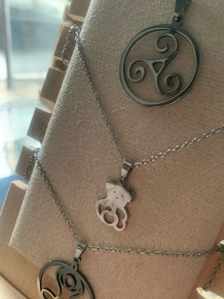 Collar Acero Inoxidable Amuleto Triskel