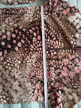 Jersey estampado con cremallera