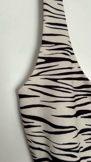 Bañador Bershka estampado cebra