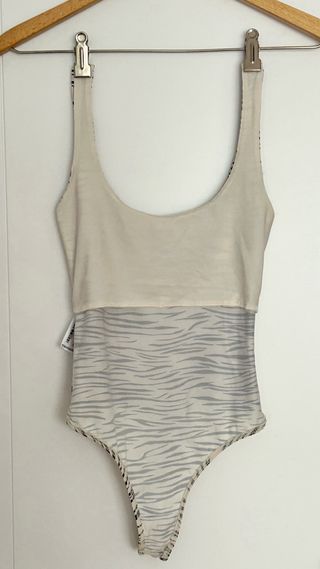 Bañador Bershka estampado cebra