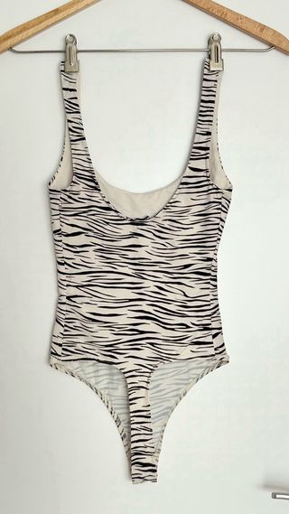 Bañador Bershka estampado cebra