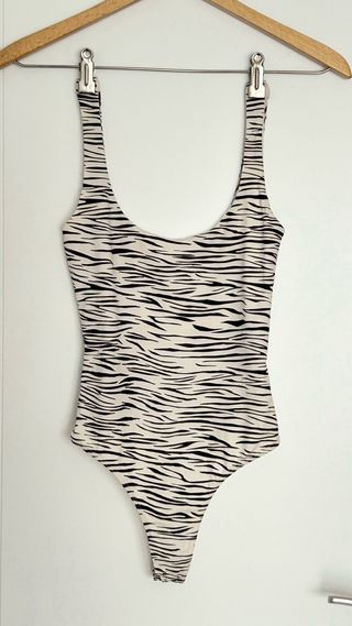Bañador Bershka estampado cebra