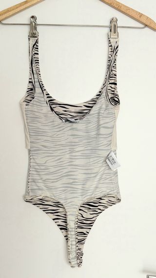 Bañador Bershka estampado cebra