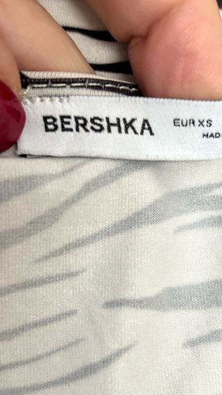 Bañador Bershka estampado cebra