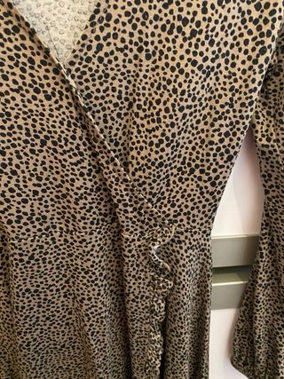 Vestido estampado leopardo