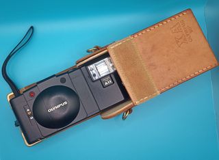 RARA!! Olympus XA VIP Bolsa de cuero