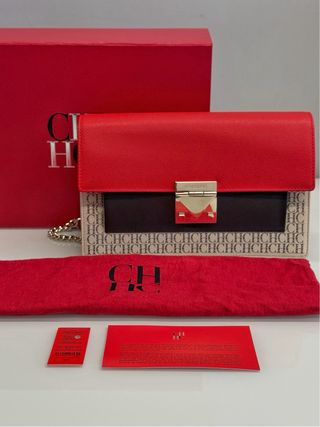 Bolso CH Carolina Herrera monogram con caja