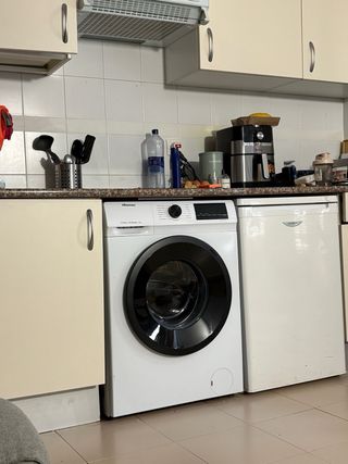 Lavadora Hisense 8kg Steam Inverter