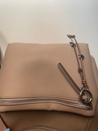 Mochila Parfois Beige Nueva