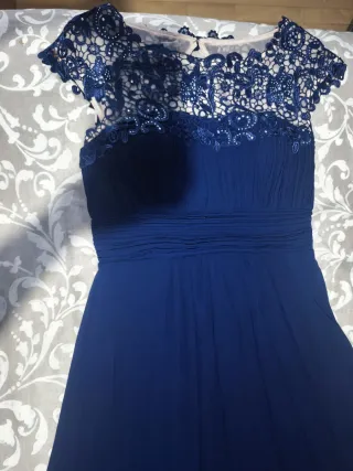 Vestido de fiesta azul