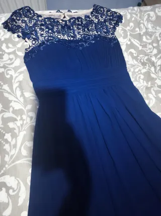 Vestido de fiesta azul