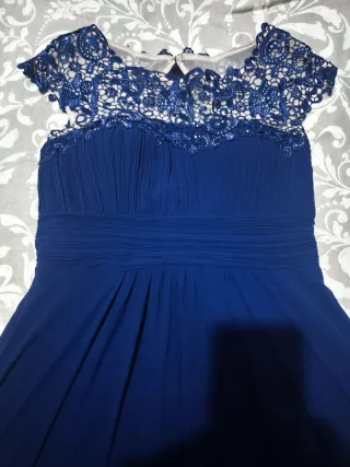 Vestido de fiesta azul