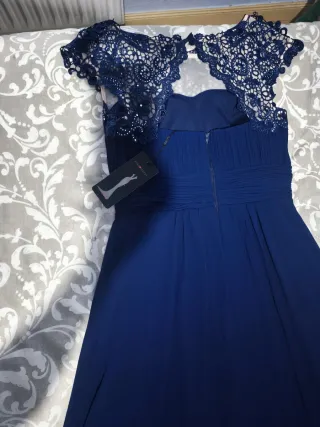 Vestido de fiesta azul