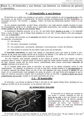 Temario OPOSICIÓN Policía Local Castilla y León
