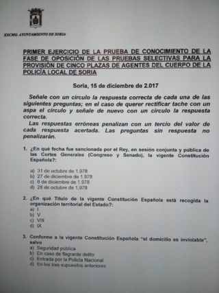 Temario OPOSICIÓN Policía Local Castilla y León