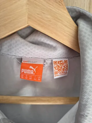 Cortavientos Puma Gris y Verde
