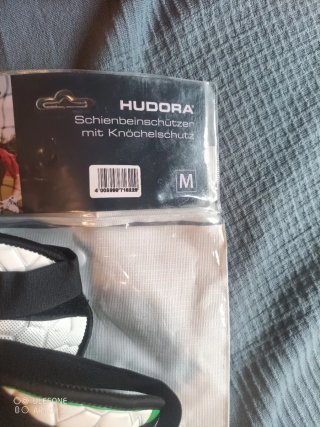 Espinilleras Hudora para jóvenes Talla M