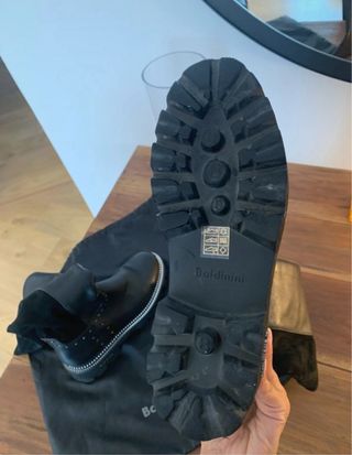 Botas altas Baldinini negras con tachuelas