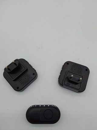 SURFOU Timbre Inalámbrico Exterior Impermeable Timbres para Puerta con 2 Receptores 300m Alcance 55 Melodías Ajutables 5 Niveles