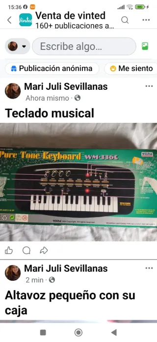 Teclado musical WEINA WM-336C