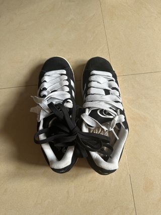 Adidas Campus Bambos Zapatillas Negras Blancas