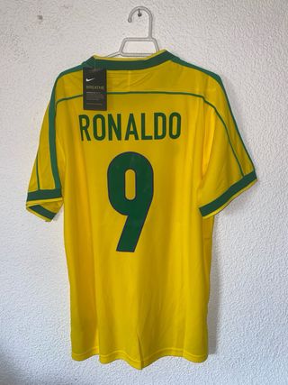 Camiseta Brasil 9 Ronaldo El Fenómeno Talla M