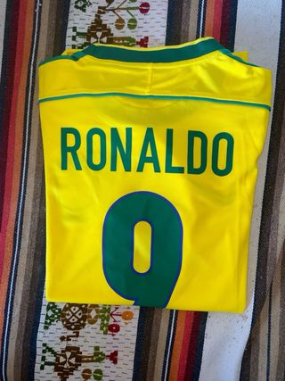 Camiseta Brasil 9 Ronaldo El Fenómeno Talla M