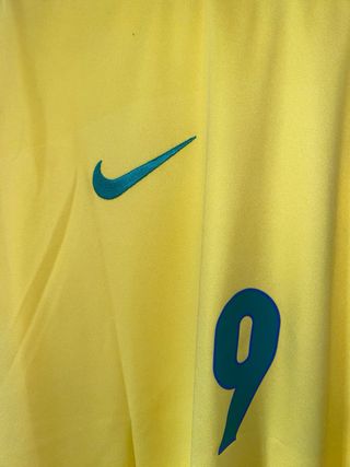 Camiseta Brasil 9 Ronaldo El Fenómeno Talla M
