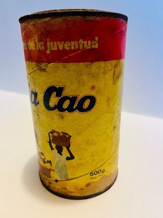 Antigua Lata COLA CAO Vintaje Nutrexpa