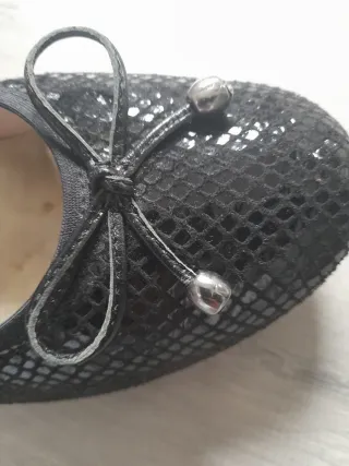 Zapato Salón Piel Tacón Negro