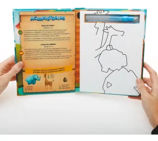 Libro para Pintar con Agua -Acuahistorias -Safeliz