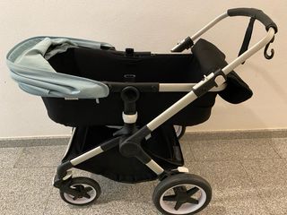 Carro Bugaboo Fox 2 Negro/Azul Claro