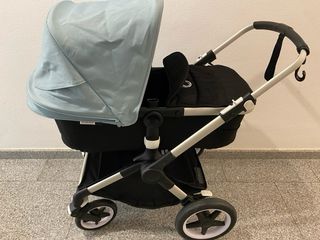 Carro Bugaboo Fox 2 Negro/Azul Claro