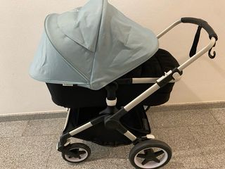 Carro Bugaboo Fox 2 Negro/Azul Claro